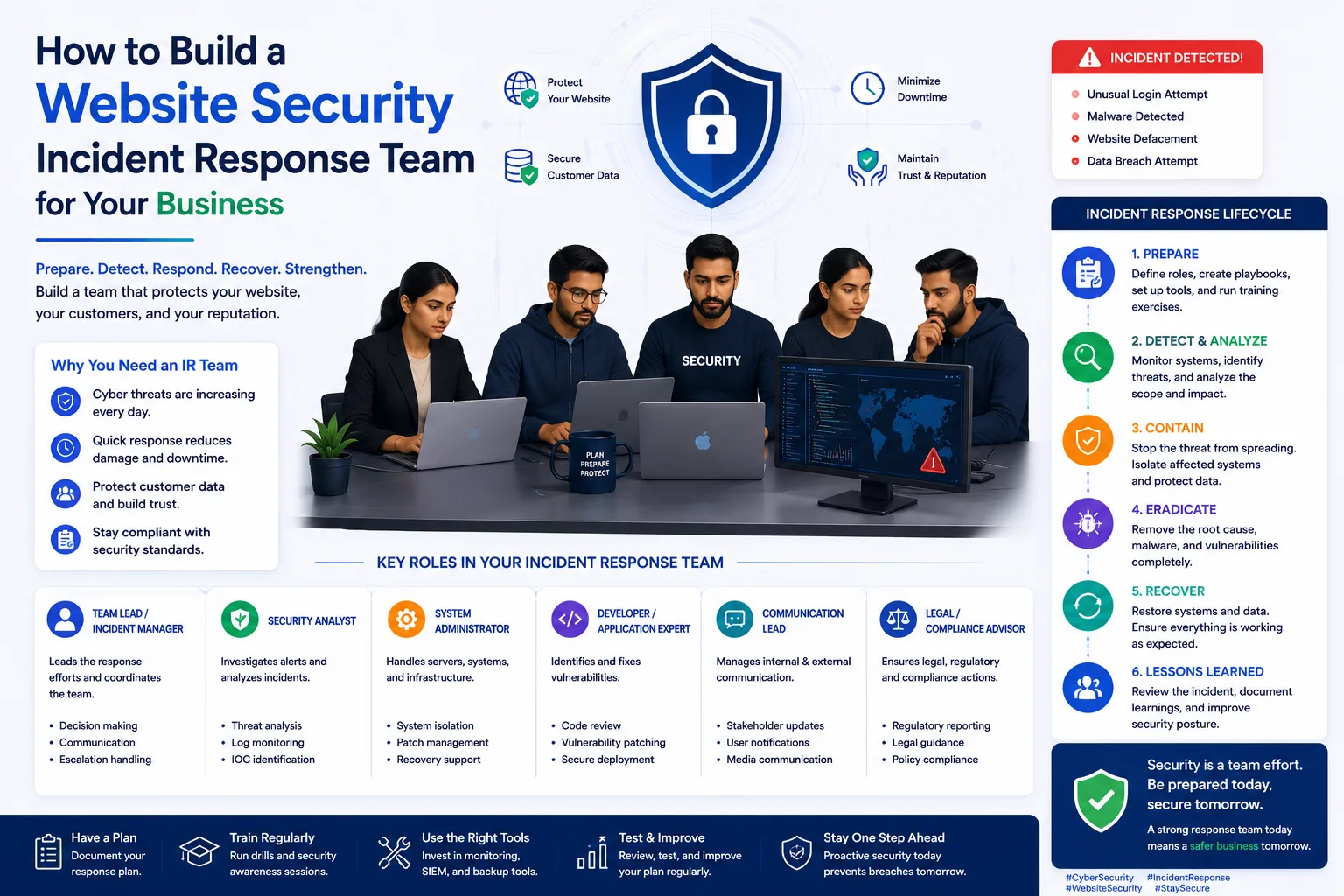 How to Build a Website Security Incident Response Team for Your Busine